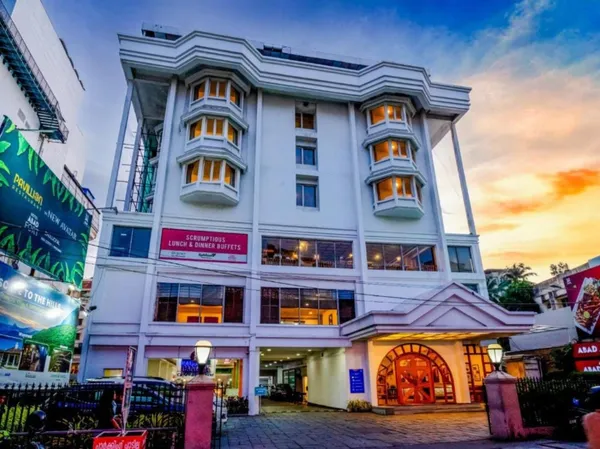 ABAD Plaza exterior facade in Kochi