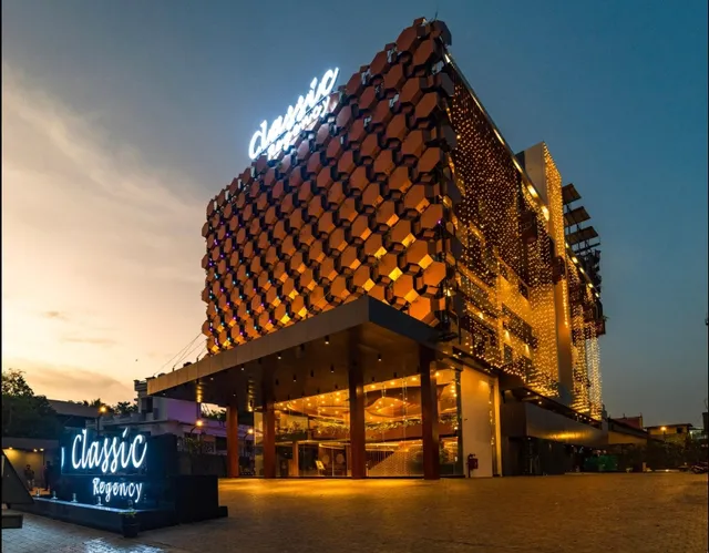 Hotel Classic Residency exterior facade in Alleppey
