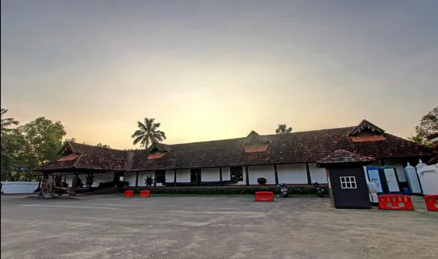 Travancore Palace Hotel exterior facade in Alleppey