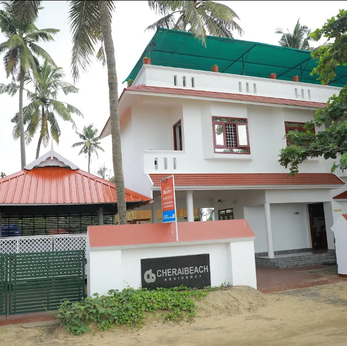 Exterior facade and entrance of Cherai Beach Residency in Cherai