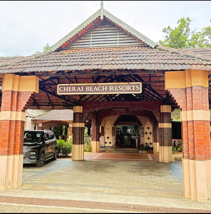 Exterior facade and entrance of Cherai Beach Resort in Cherai