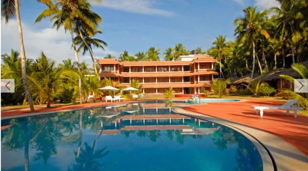 Abad Harmonia Ayurvedic Beach Resort exterior facade in Kovalam