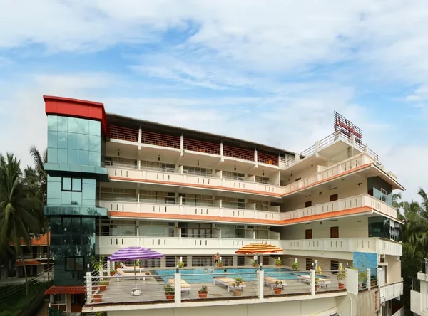 Samudra Theeram Beach Resort exterior facade in Kovalam