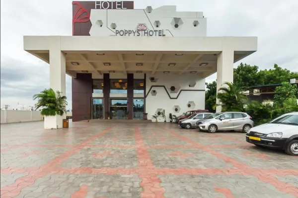 Poppys Hotel Madurai exterior facade in Madurai