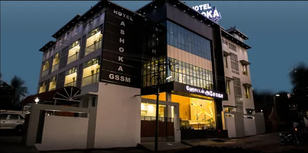 Hotel Ashoka exterior facade in Rameshwaram