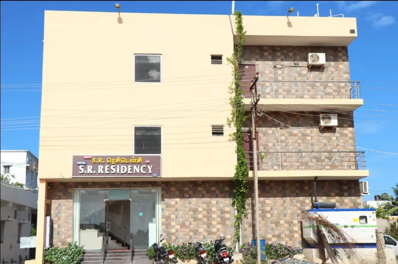 SR Residency Rameshwaram entrance and facilities