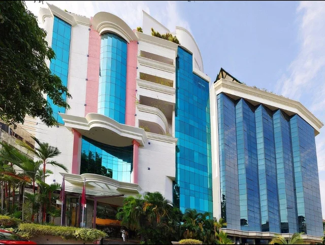 Residency Tower exterior facade in Trivandrum