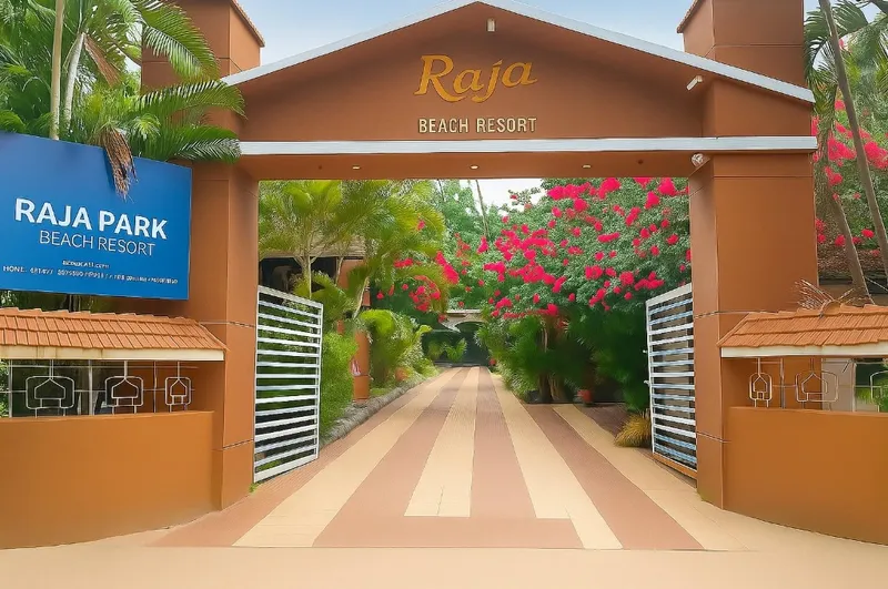 Raja Park Beach Resort rooms