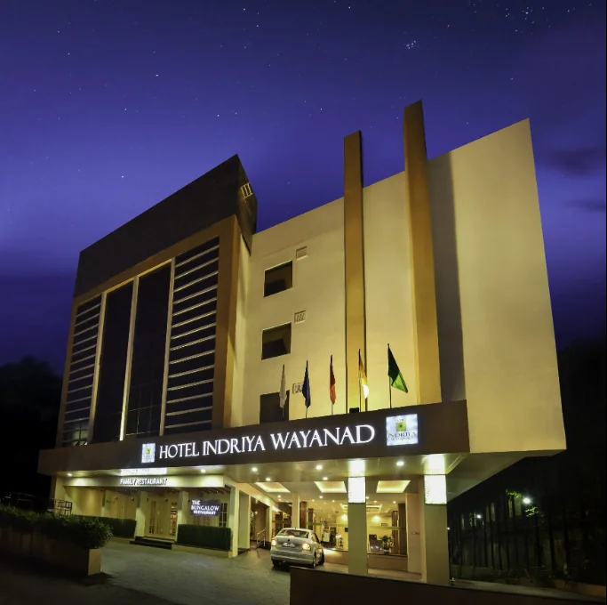 Exterior facade and entrance of Hotel Indriya Wayanad in Wayanad