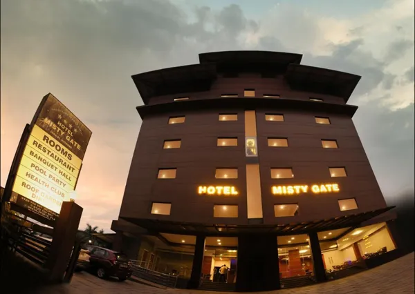 Misty Gate Luxury Hotel exterior facade in Wayanad